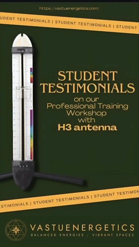 Real energy. Real change. Hear it straight from our students!

Our H3 Antenna workshop isn't just a session, it’s a shift.
From skeptical to amazed, these journeys speak for themselves.
Experience the science of energy the right way.

#VastuShastra #EnergyHealing #H3Antenna #VastuCourse #ClientTestimonial #StudentTestimonial #EnergyBalancing #VastuTraining #VastuExpert #VastuScience #SpaceHealing #H3Tool #EnergeticShift #VastuWithScience #BalancedSpaces #learnvastu #vastutips #vastu #vaastu